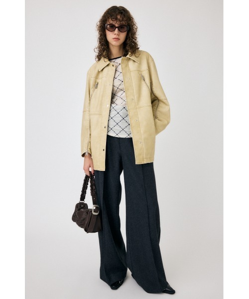 セール】AGED F/LEATHER MIDDLE ジャケット（その他アウター）｜MOUSSY