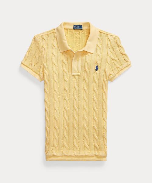 ケーブルニット ポロシャツ（ニット/セーター）｜POLO RALPH LAUREN