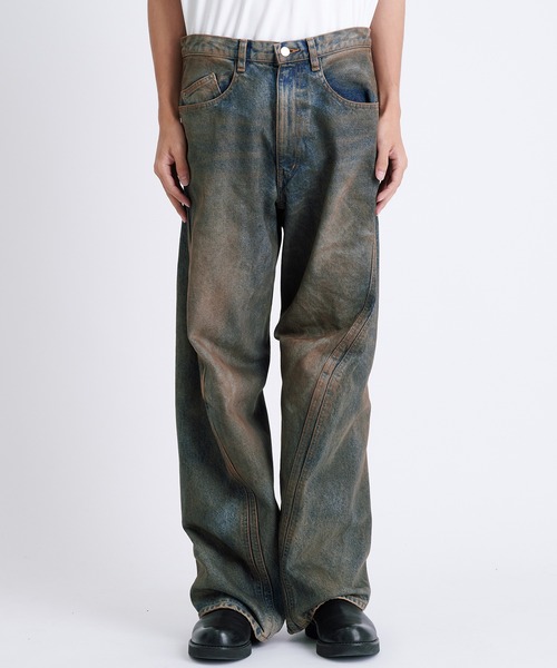 NVRFRGT/ネヴァーフォーゲット】3D TWIST WIDE LEG JEANS（デニム