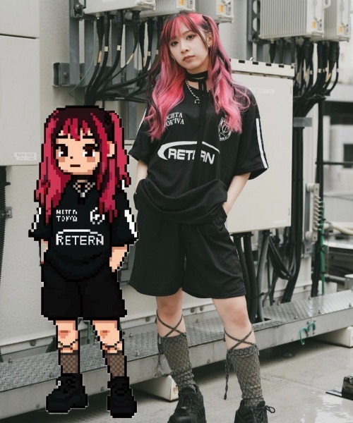 セール】ユニフォームTシャツ ゲームシャツ ブロークコア ブロケット