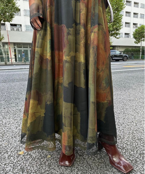 Ameri（アメリ）の「UND GYPSUM ART DRESS（ワンピース）」 - WEAR