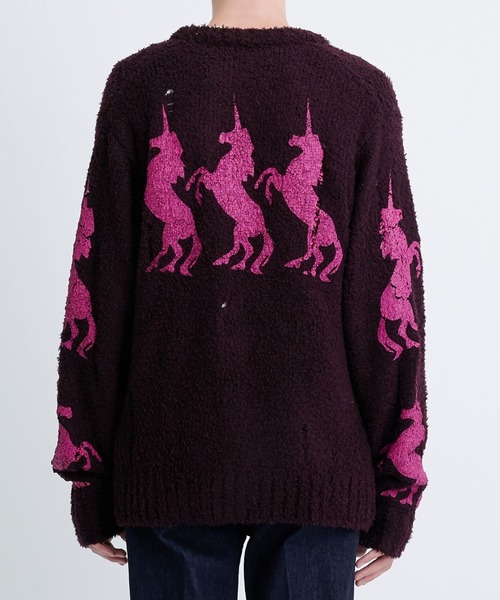 MASU/エムエーエスユー】UNICORN GRUNGE CARDIGAN（カーディガン