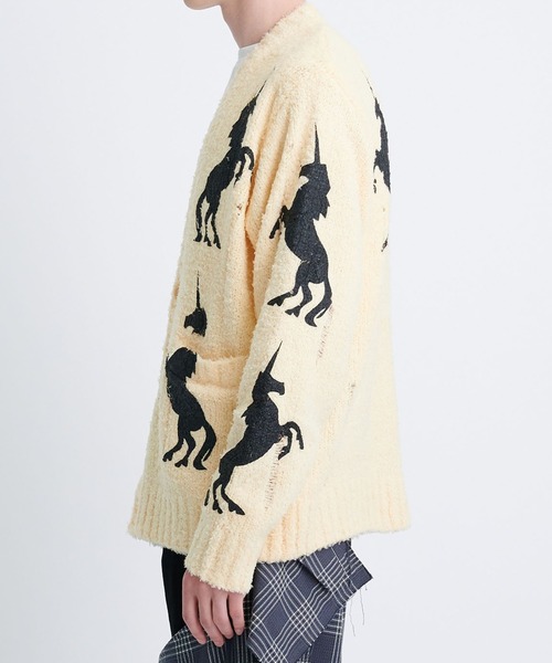 MASU/エムエーエスユー】UNICORN GRUNGE CARDIGAN（カーディガン