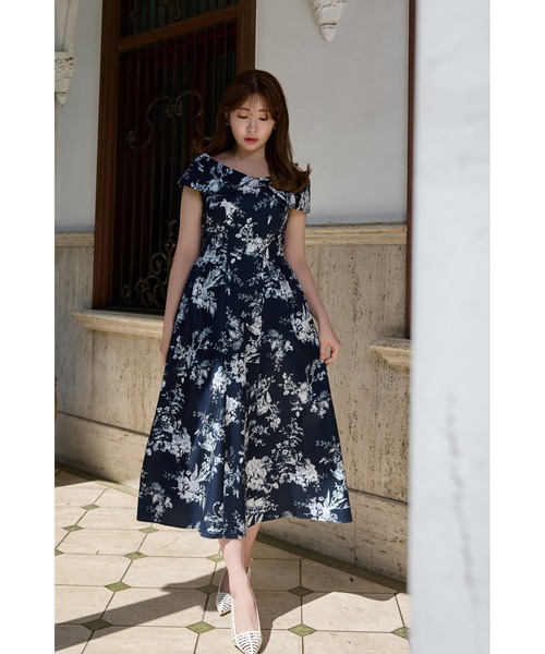 Secret Garden Midi Dress（ワンピース）｜Her lip to（ハーリップ