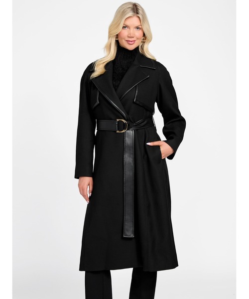 NATALIE Long Trench ロングコート | GUESS(ゲス) JAPAN 公式