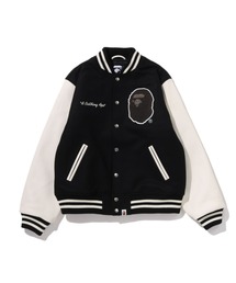 A BATHING APE（アベイシングエイプ）の「BAPE PATCH VARSITY JACKET M