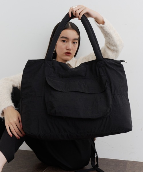 ロングセラー】大容量軽量ナイロントート/トラベルバッグ（トート
