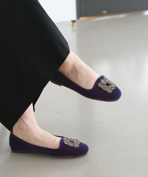 IENA（イエナ）の「MALUS/マリュス VELVET SHOES（その他シューズ