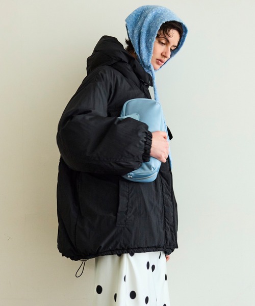 Reversible Printed Down Coat/リバーシブルプリントダウン（ダウン