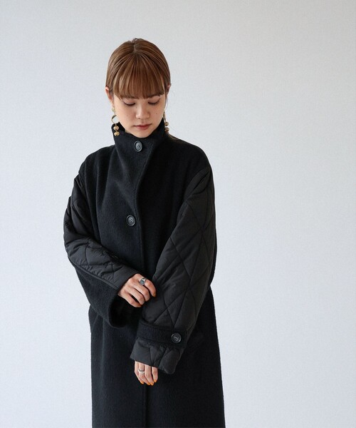 Ray BEAMS（レイビームス）の「RBS / シャギー キルト キリカエ コート