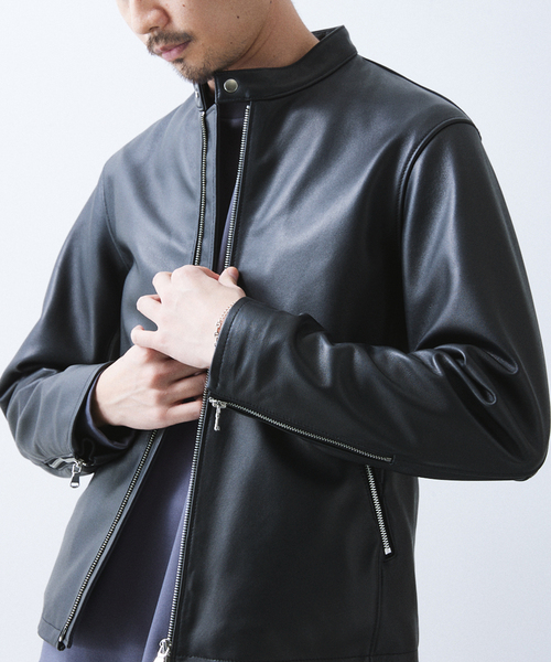 417 EDIFICE（フォーワンセブンエディフィス）の「lamb leather