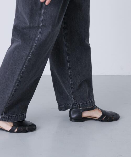 フェードデニムイージーパンツ（デニムパンツ）｜かぐれ（カグレ）の