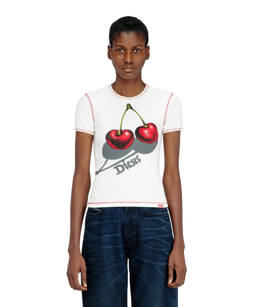 ウィメンズ Tシャツ SV-T-ELE-CHER（Tシャツ/カットソー）｜DIESEL