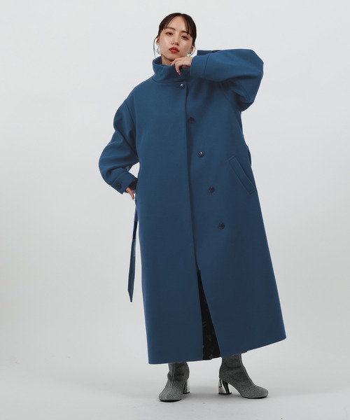 HARE（ハレ）の「ウーリーテック2WAYロングコート(HARE)（ステンカラー