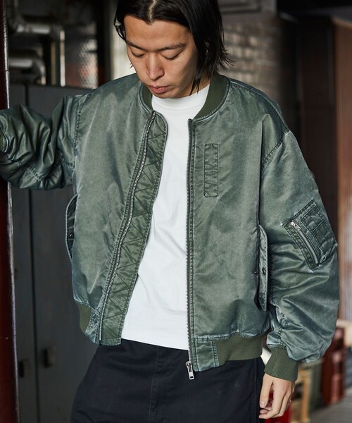 ALPHA MA-1 フライトジャケット オリーブグリーン M ALPHA INDUSTRIES