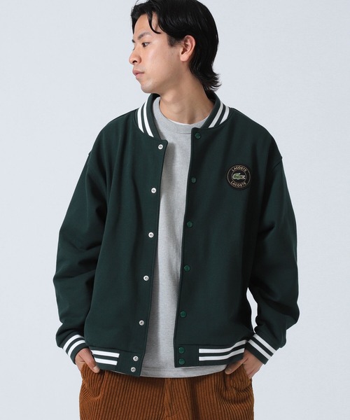 BEAMS（ビームス）の「LACOSTE × BEAMS / 別注 Sweat Stadium Jacket