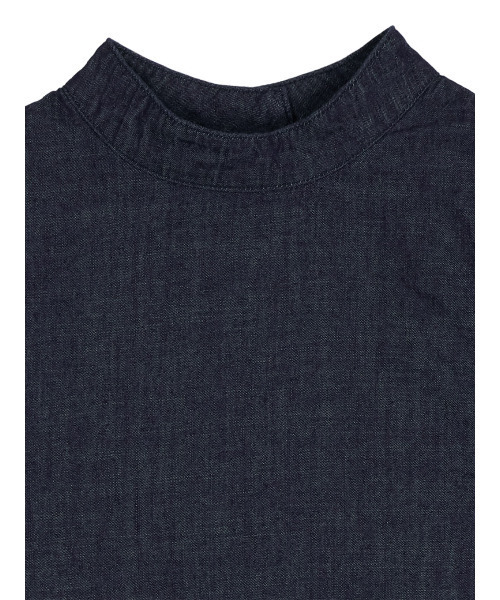 Ameri（アメリ）の「2WAY DENIM RANDOM SHIRRING DRESS（ワンピース