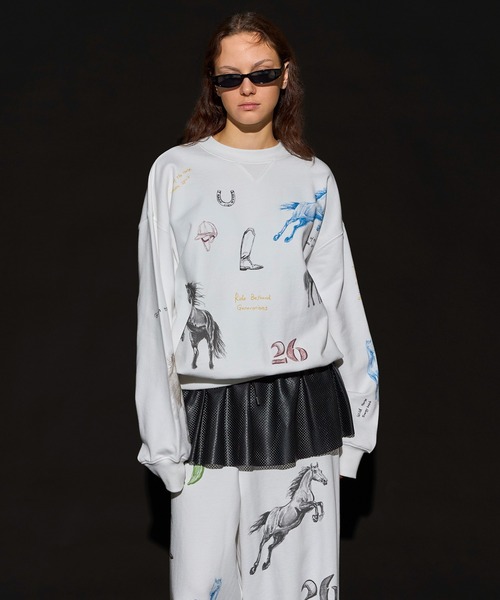Drawing Horse Sweatshirt/ドローイングホーススウェット（スウェット