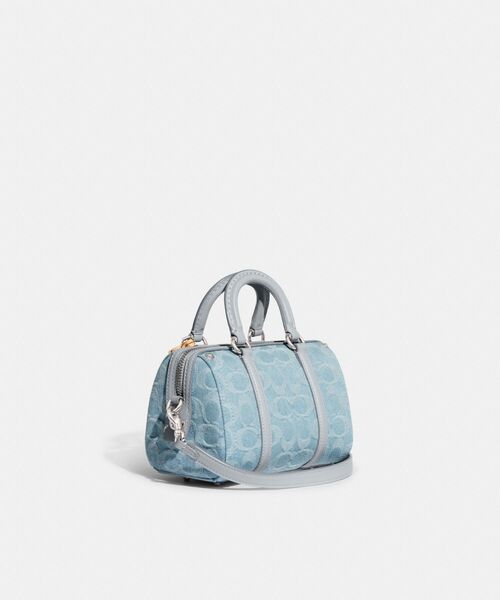 COACH（コーチ）の「ルビー サッチェル 18・シグネチャー デニム