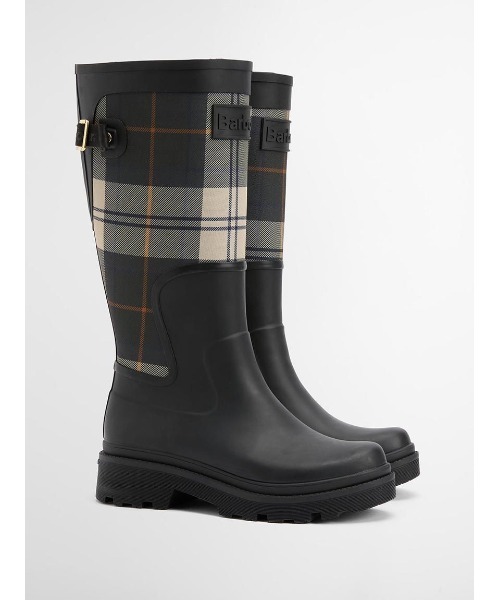 Dena タータンレインブーツ（レディース）（レインシューズ）｜Barbour