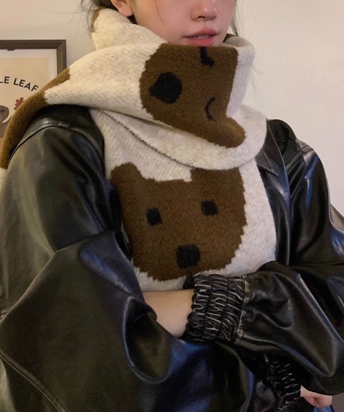 RETRO ANIMAL JACQUARD MUFFLER（マフラー）｜Vipoa（ヴィポア）の