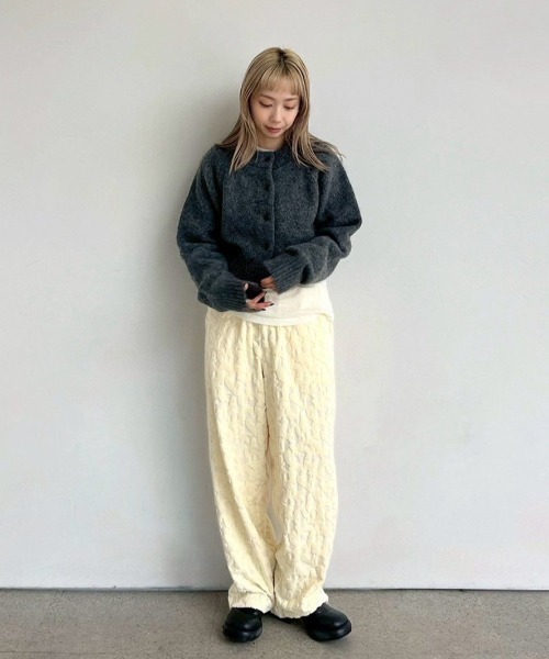 Melange Knit Cardigan（カーディガン/ボレロ）｜anuke（アンヌーク