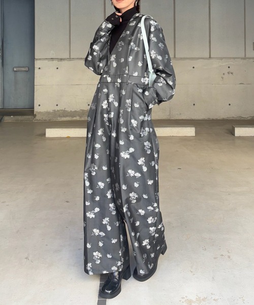 セール】POSEY BLOOM JACQUARD JUMPSUIT（サロペット/オーバーオール