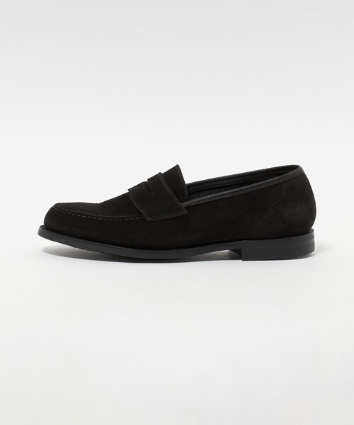 CROCKETT&JONES＞ HARVARD2 SUEDE CITY SOLE/スエード ローファー