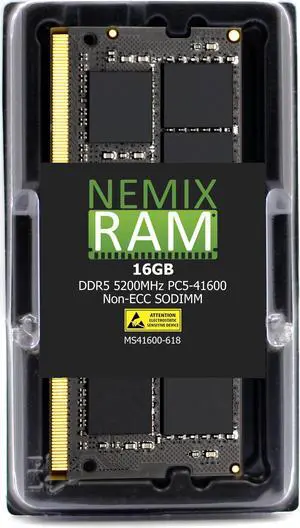 Kingston 16GB 262-Pin SODIMM DDR5 4800 CL40 SDRAM (PC5-4800