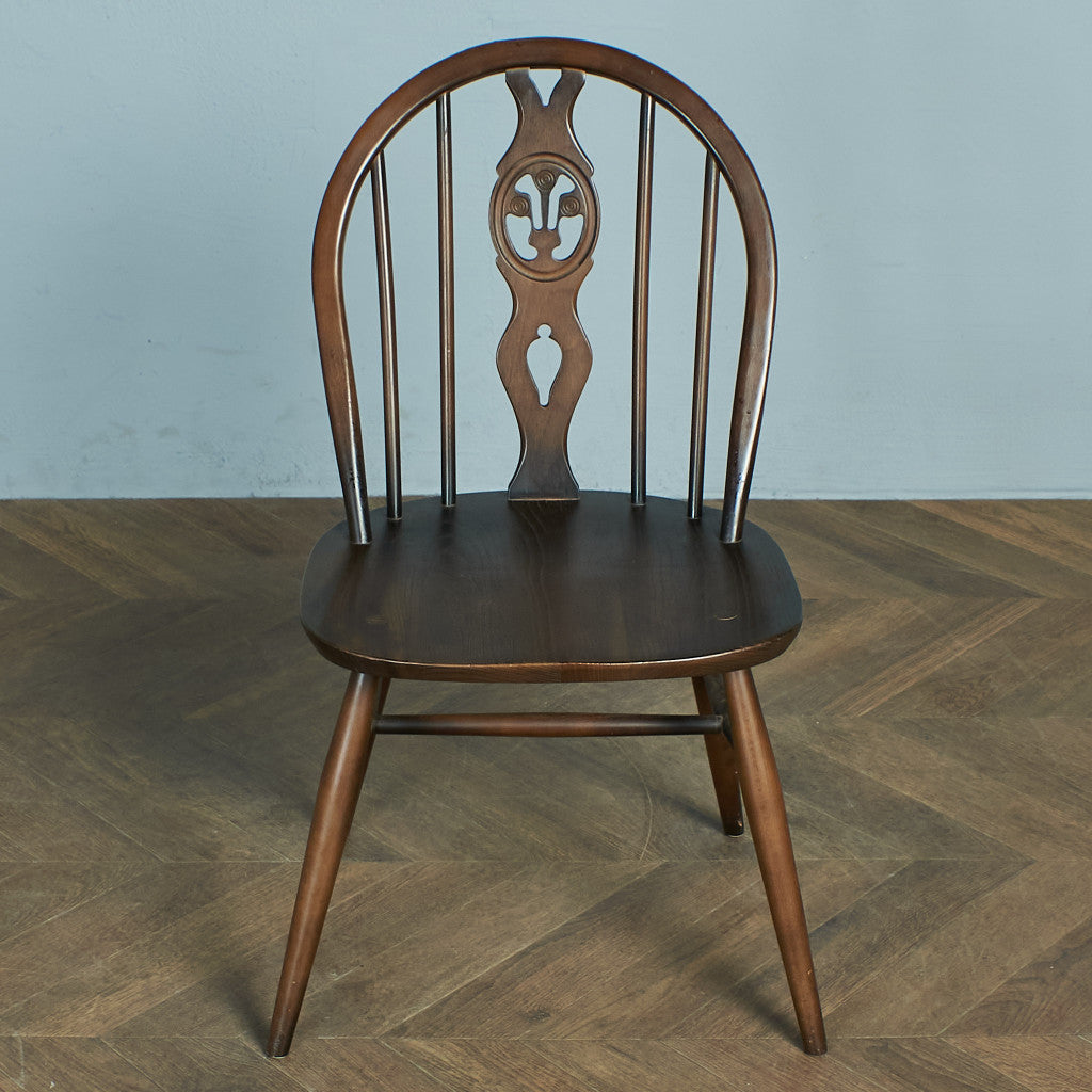 ERCOL Thistle Back Chair / Round Gold Label #78039 – camori