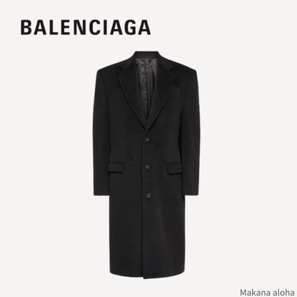 ロゴ BALENCIAGA(バレンシアガ) チェスターコート(メンズ) - ブランド