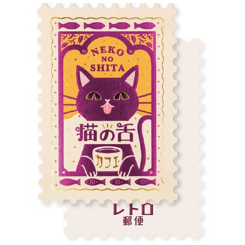 ROKKAKU オビワンカード 猫の舌カフェー｜【ハンズネットストア】