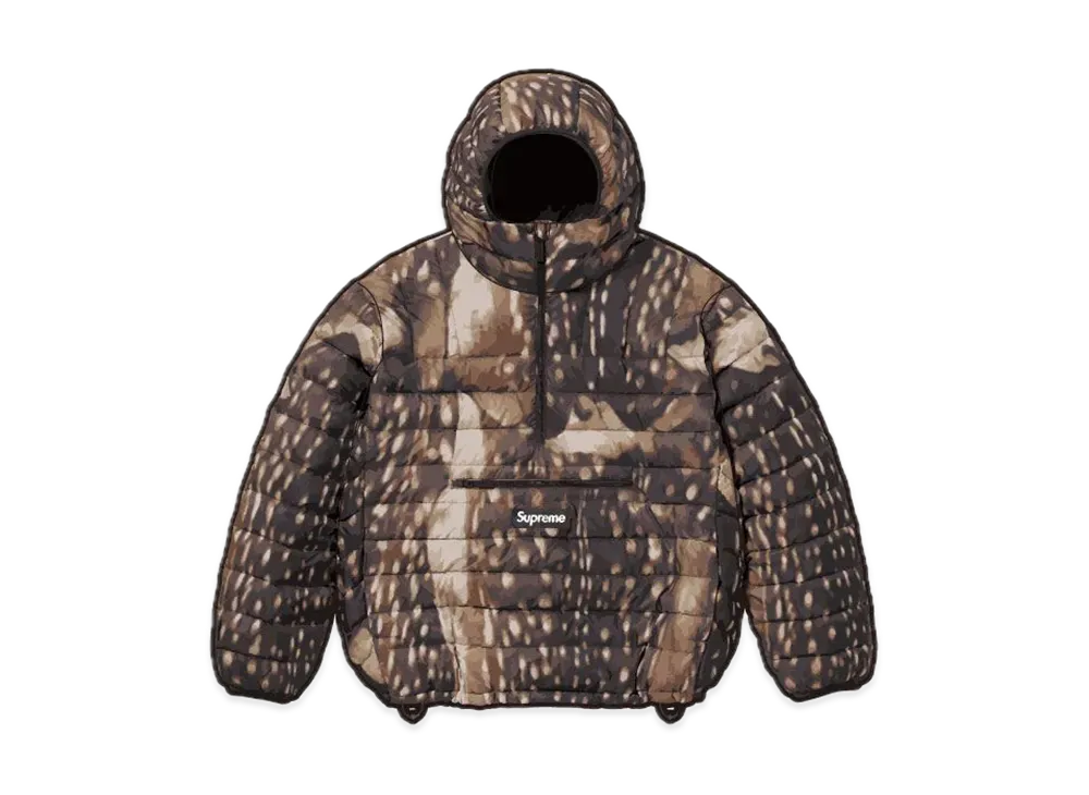 Supreme Micro Down Half Zip Hooded Pullover 