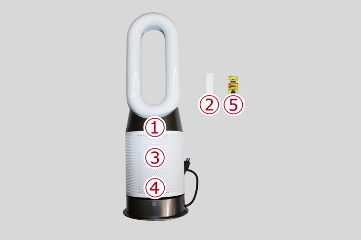 Dyson Purifier Hot+Cool(TM)Gen1 空気清浄ファンヒーター HP10WW