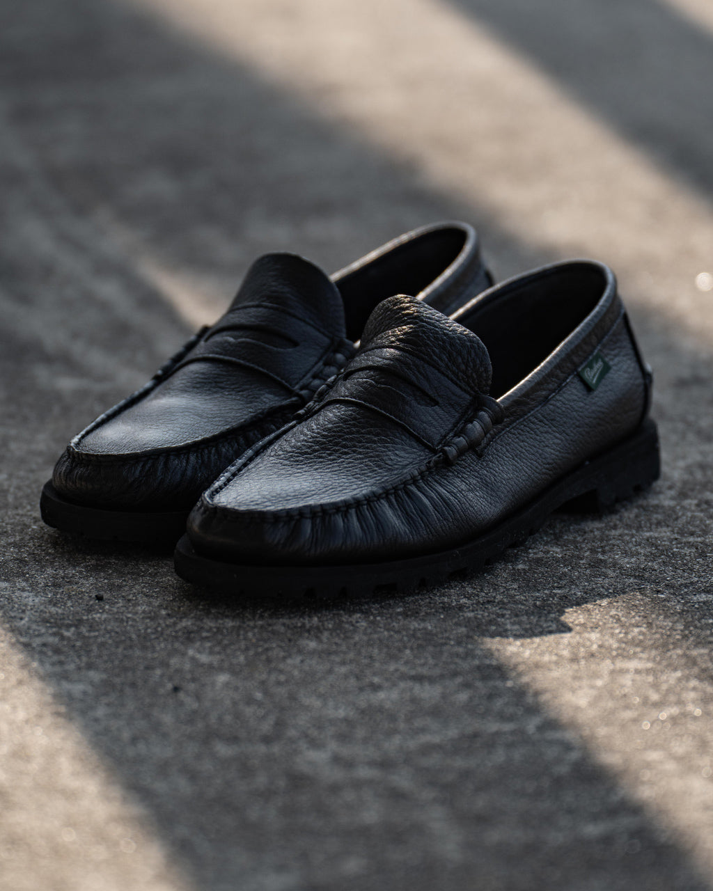 Paraboot | CORAUX RAID Moccasin Loafers, Thick Sole, Men's Shoes