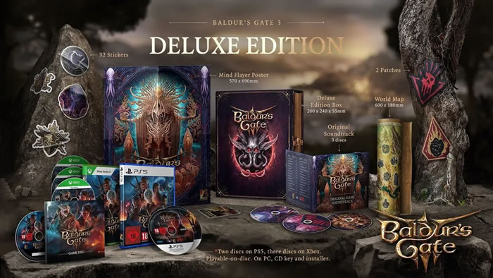 豪華な特典を同梱する「Baldur's Gate III」のリテールデラックス版が