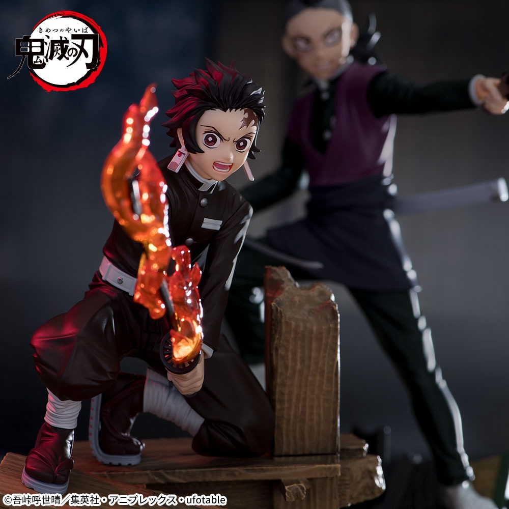 竈門炭治郎と不死川玄弥のシーン再現フィギュア！セガプライズ アニメ