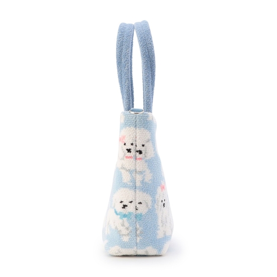 モフモフワンチャン バッグ L/MWC-257369（WEB限定）(ペールブルー