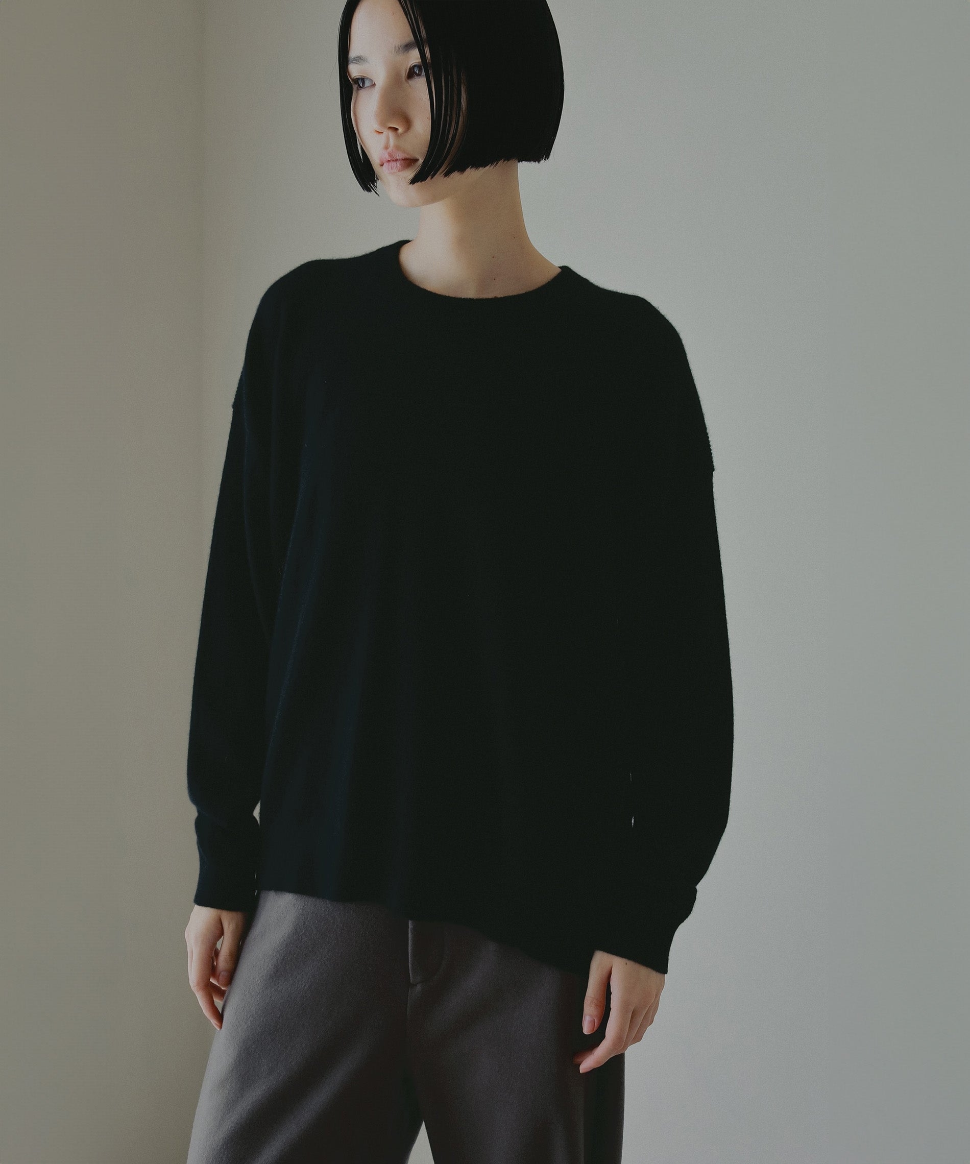 シンプルカシミヤニット – FACE SANS FARD