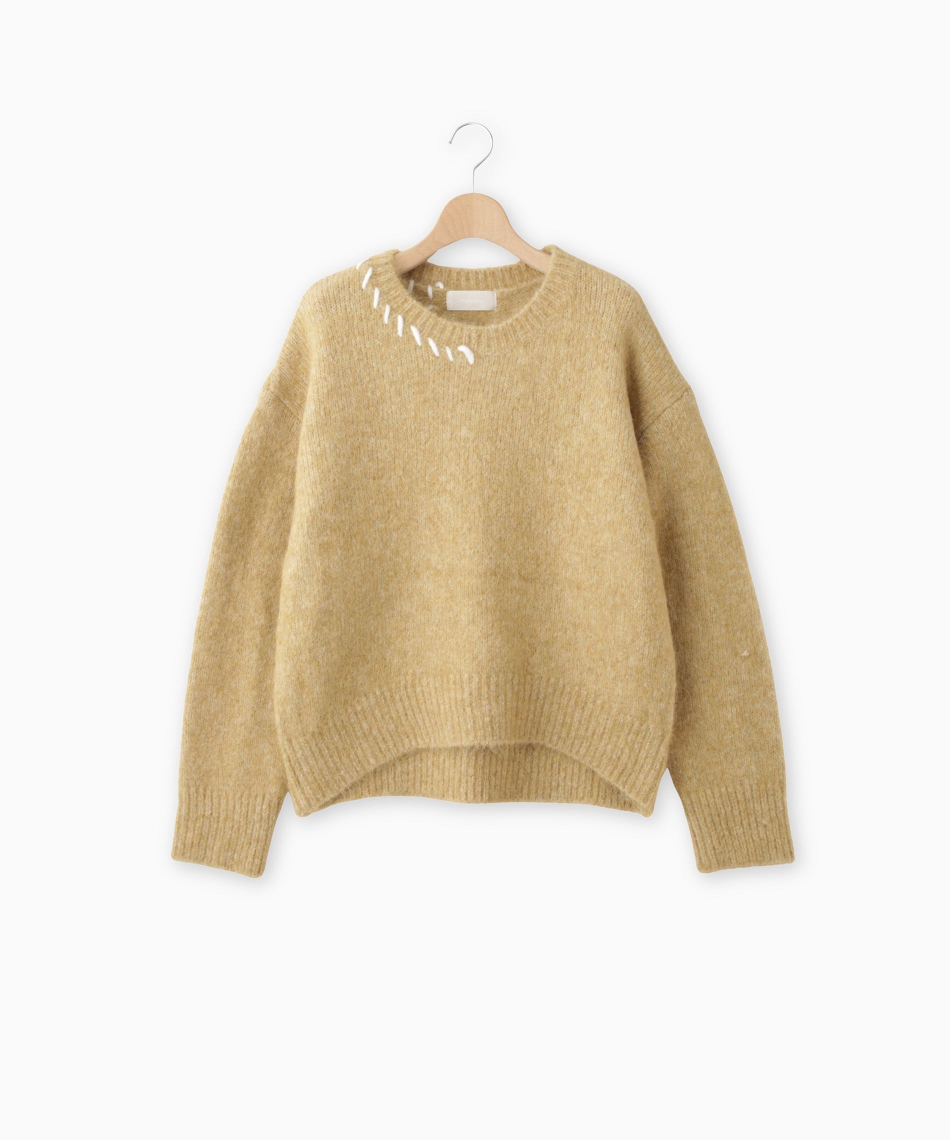 アルパカ混ハンドステッチニット – FACE SANS FARD